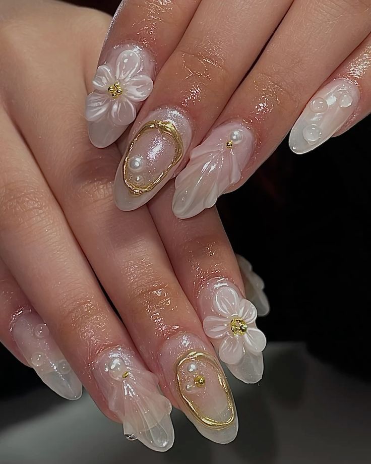 floral chrome pattern 
